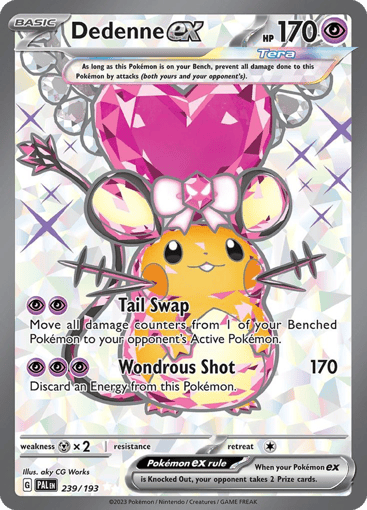 Dedenne ex - Paldea Evolved 239
