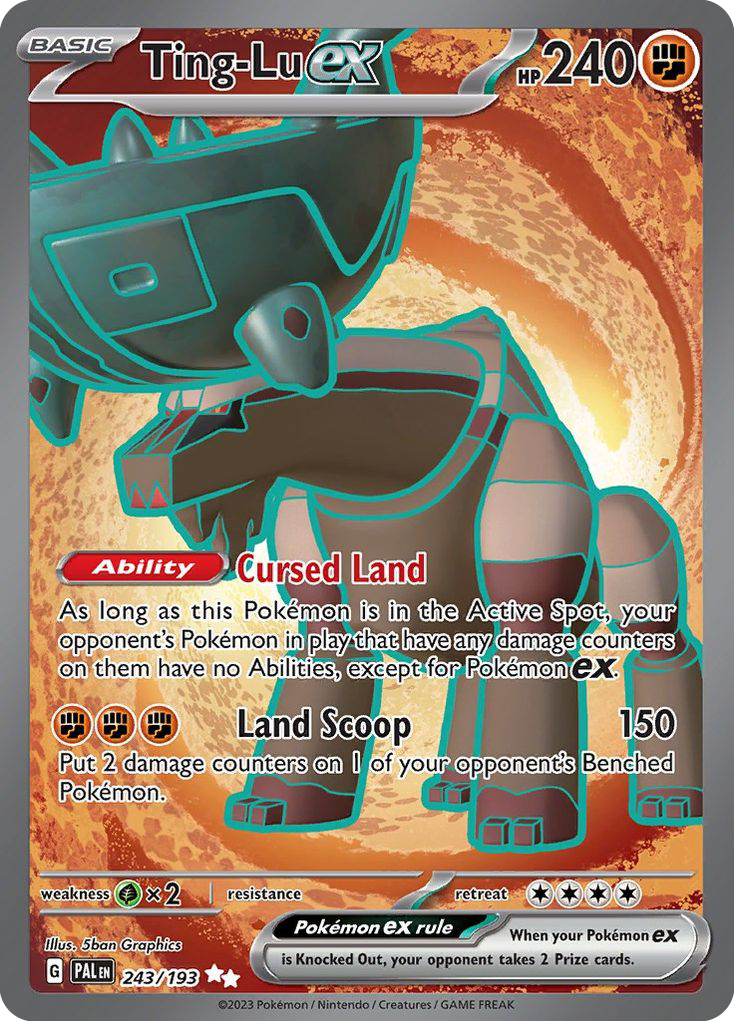 Ting-Lu ex – Paldea Evolved 243/193 Pokémon card