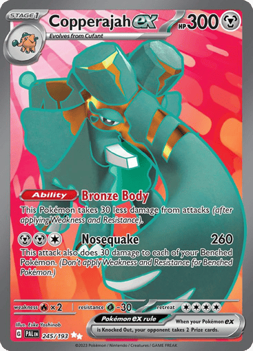 Copperajah ex - Paldea Evolved 245