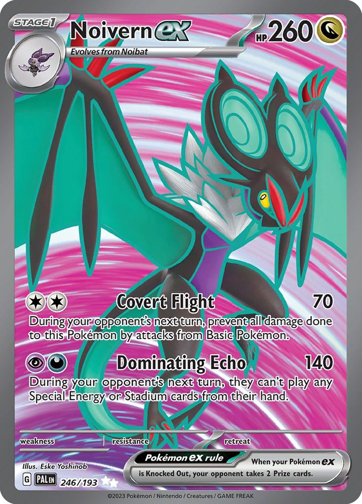 Noivern ex – Paldea Evolved 246/193 Pokémon card