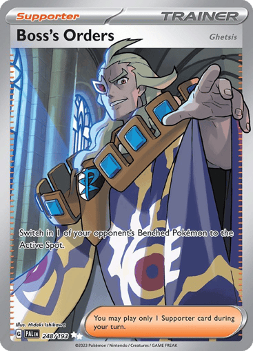 Boss's Orders (Ghetsis) - Paldea Evolved 248