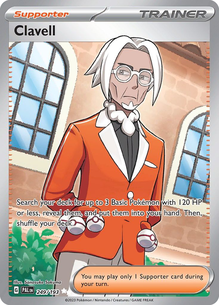 Clavell – Paldea Evolved 249/193 Pokémon card
