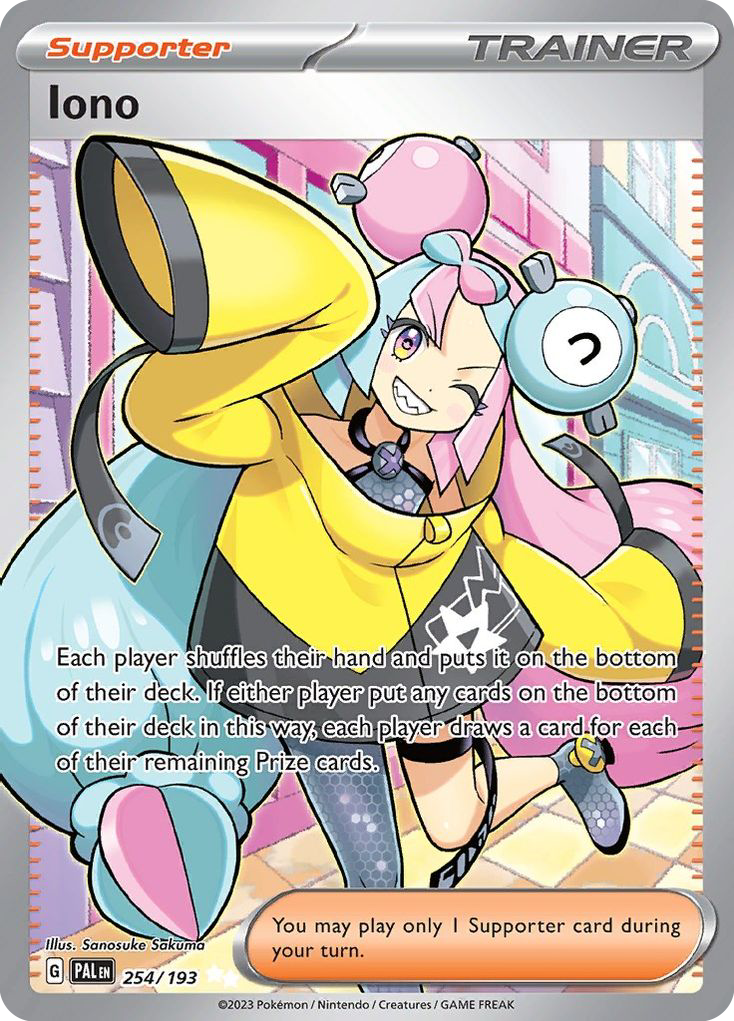 Iono – Paldea Evolved 254/193 Pokémon card