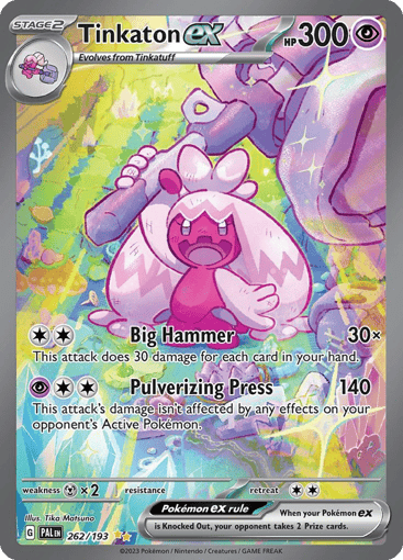 Tinkaton ex - Paldea Evolved 262