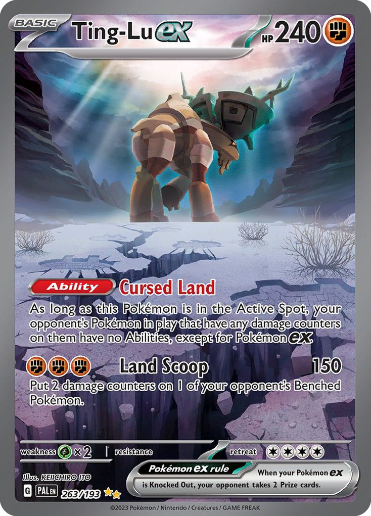 Ting-Lu ex – Paldea Evolved 263/193 Pokémon card