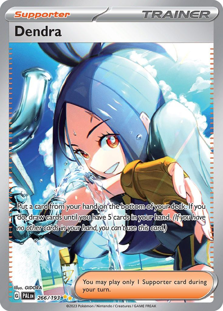 Dendra – Paldea Evolved 266/193 Pokémon card