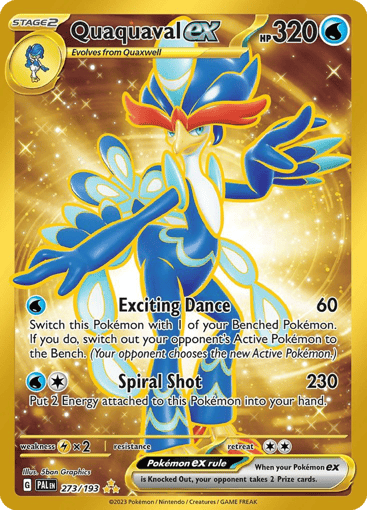 Quaquaval ex - Paldea Evolved 273