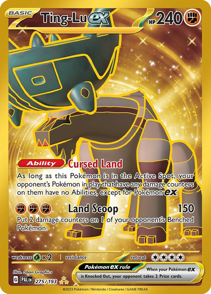 Ting-Lu ex – Paldea Evolved 275/193 Pokémon card