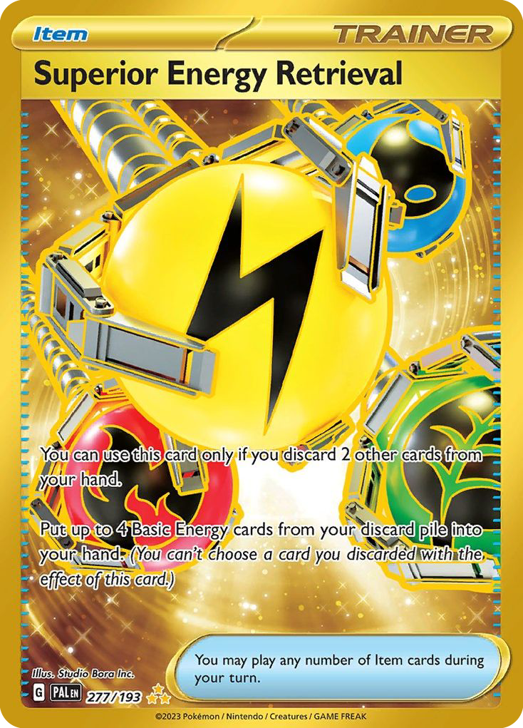 Superior Energy Retrieval – Paldea Evolved 277/193 Pokémon card
