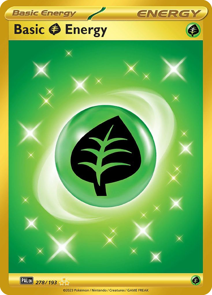 Basic Grass Energy – Paldea Evolved 278/193 Pokémon card