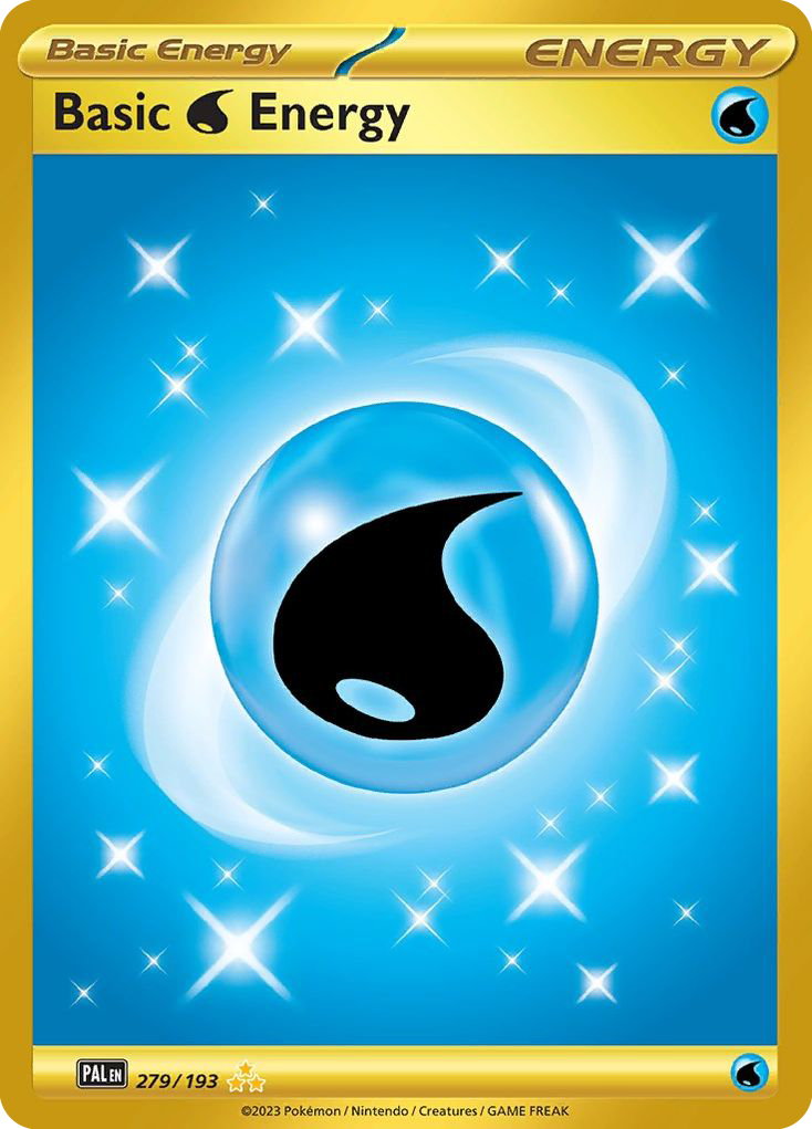 Basic Water Energy – Paldea Evolved 279/193 Pokémon card