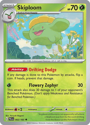 Skiploom - Paldea Evolved 2
