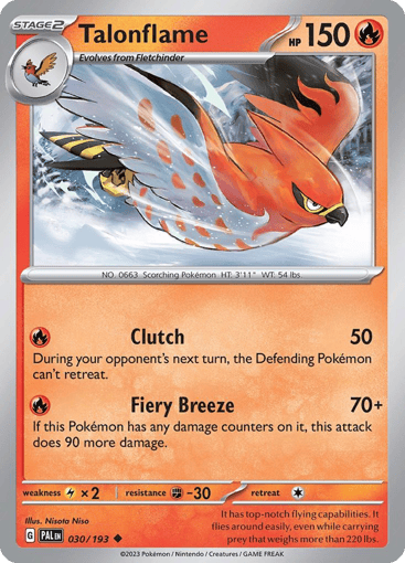 Talonflame - Paldea Evolved 30