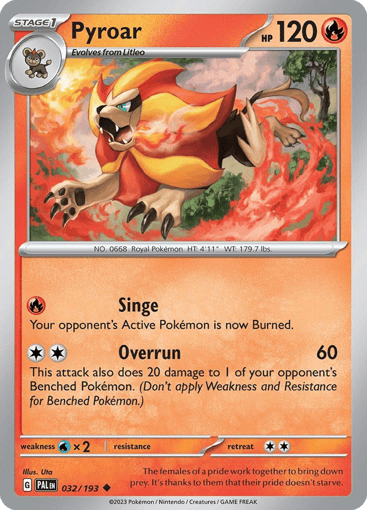 Pyroar - Paldea Evolved 32