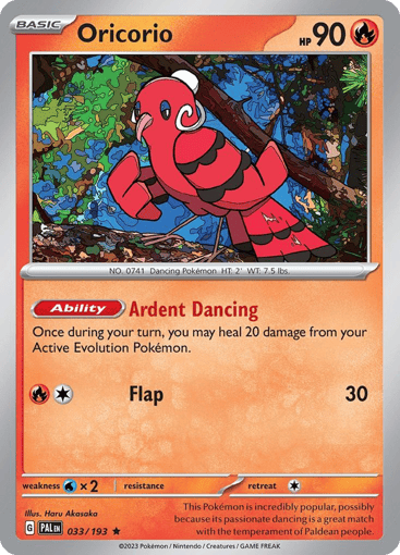 Oricorio - Paldea Evolved 33