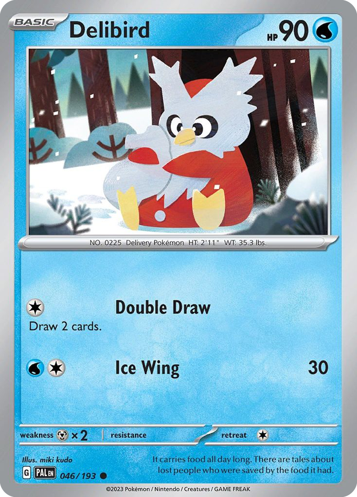 Delibird – Paldea Evolved 046/193 Pokémon card