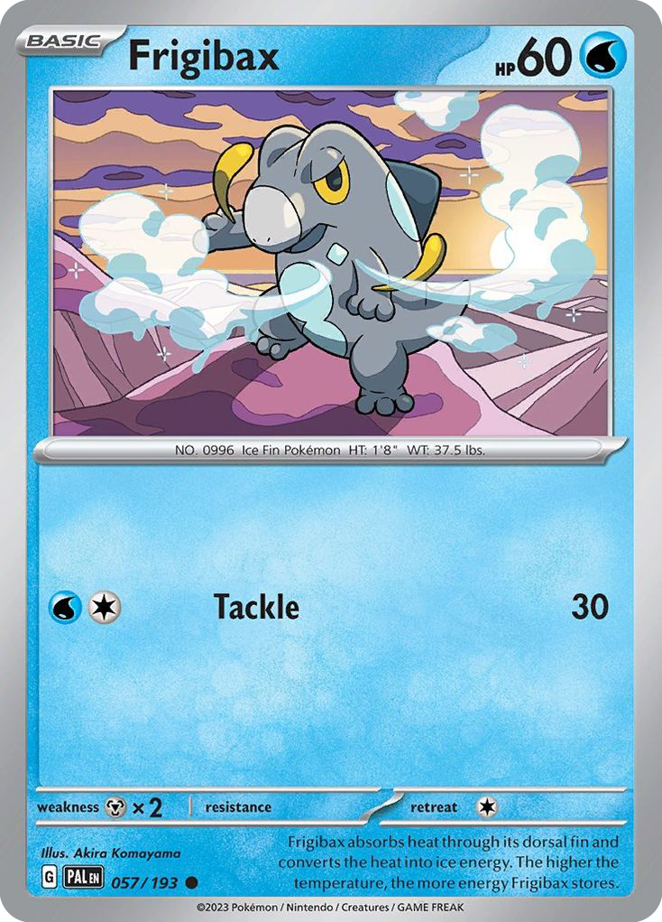 Frigibax – Paldea Evolved 057/193 Pokémon card