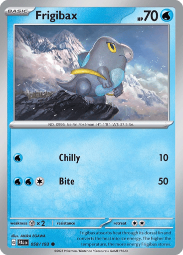 Frigibax - Paldea Evolved 58