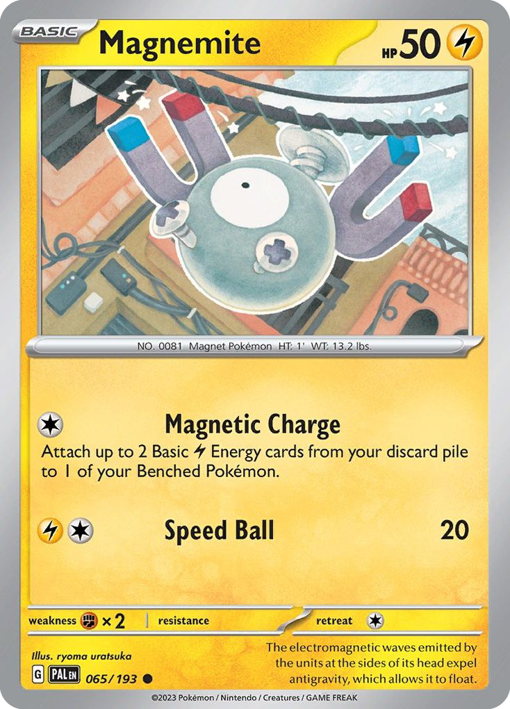 Magnemite – Paldea Evolved 065/193 Pokémon card