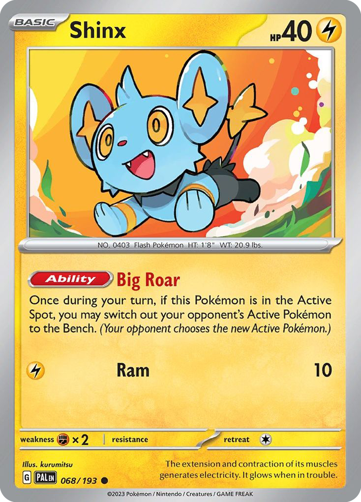 Shinx – Paldea Evolved 068/193 Pokémon card