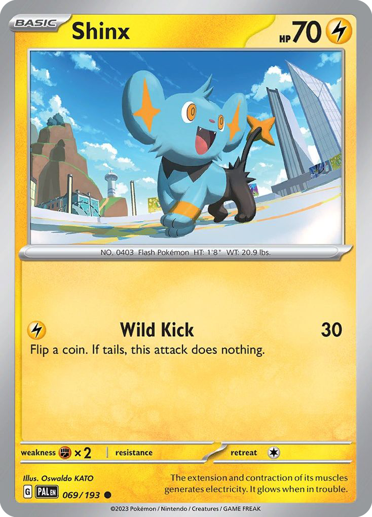 Shinx – Paldea Evolved 069/193 Pokémon card