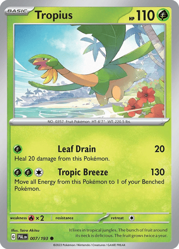 Tropius - Paldea Evolved 7