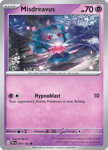 Misdreavus - Paldea Evolved 87
