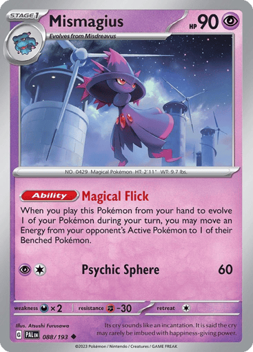 Mismagius - Paldea Evolved 88