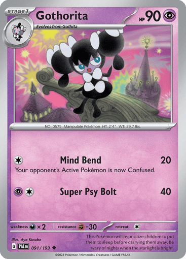 Gothorita - Paldea Evolved 91