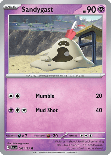 Sandygast - Paldea Evolved 95