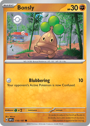Bonsly - Obsidian Flames 110