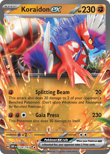 Koraidon ex - Obsidian Flames 124