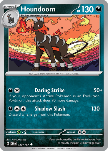 Houndoom - Obsidian Flames 133