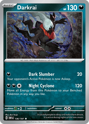 Darkrai - Obsidian Flames 136