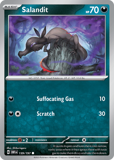 Salandit - Obsidian Flames 139