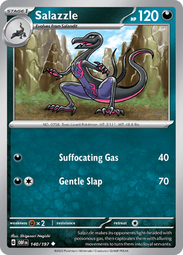 Salazzle - Obsidian Flames 140