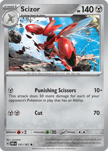 Scizor - Obsidian Flames 141