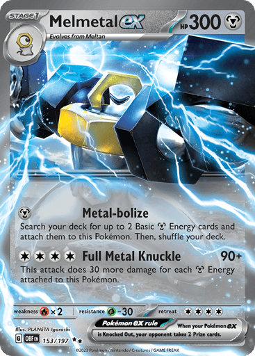 Melmetal ex - Obsidian Flames 153