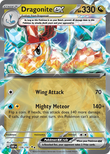 Dragonite ex - Obsidian Flames 159