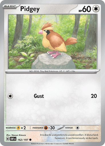 Pidgey - Obsidian Flames 162