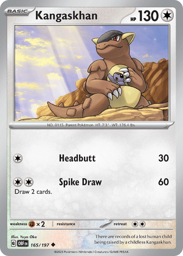 Kangaskhan - Obsidian Flames 165