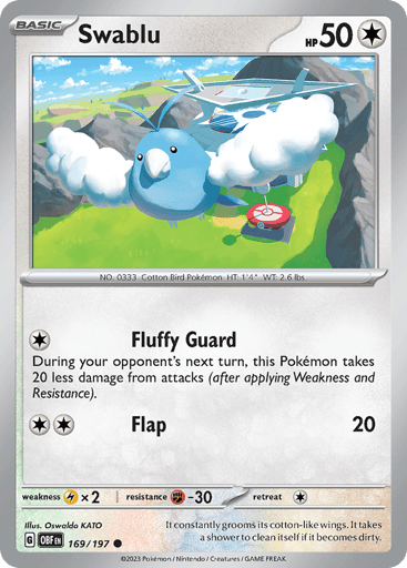 Swablu - Obsidian Flames 169