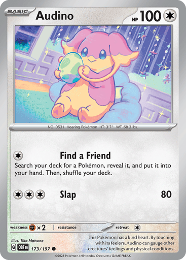 Audino - Obsidian Flames 173