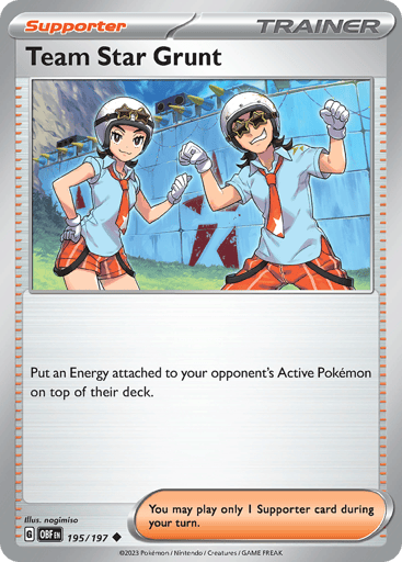 Team Star Grunt - Obsidian Flames 195
