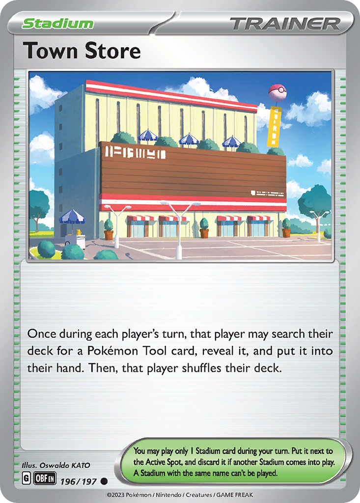 Town Store – Obsidian Flames 196/197 Pokémon card