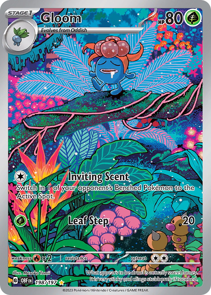 Gloom – Obsidian Flames 198/197 Pokémon card