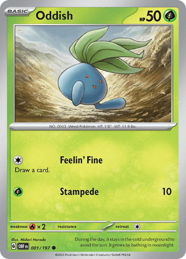 Oddish - Obsidian Flames 1