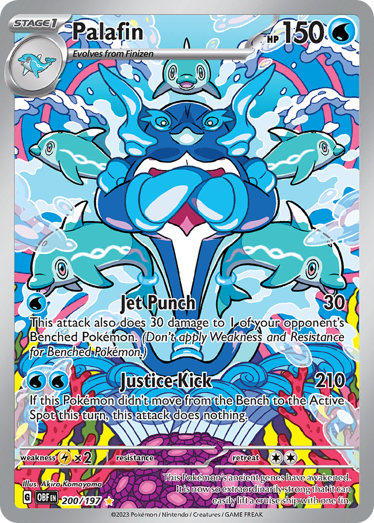 Palafin – Obsidian Flames 200/197 Pokémon card