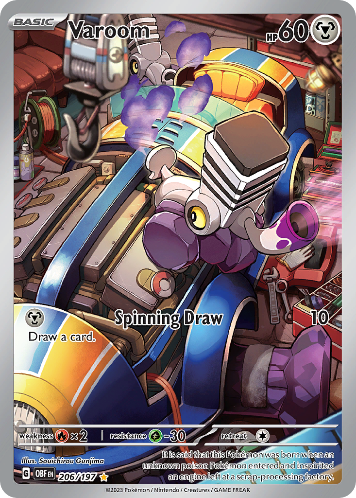 Varoom – Obsidian Flames 206/197 Pokémon card