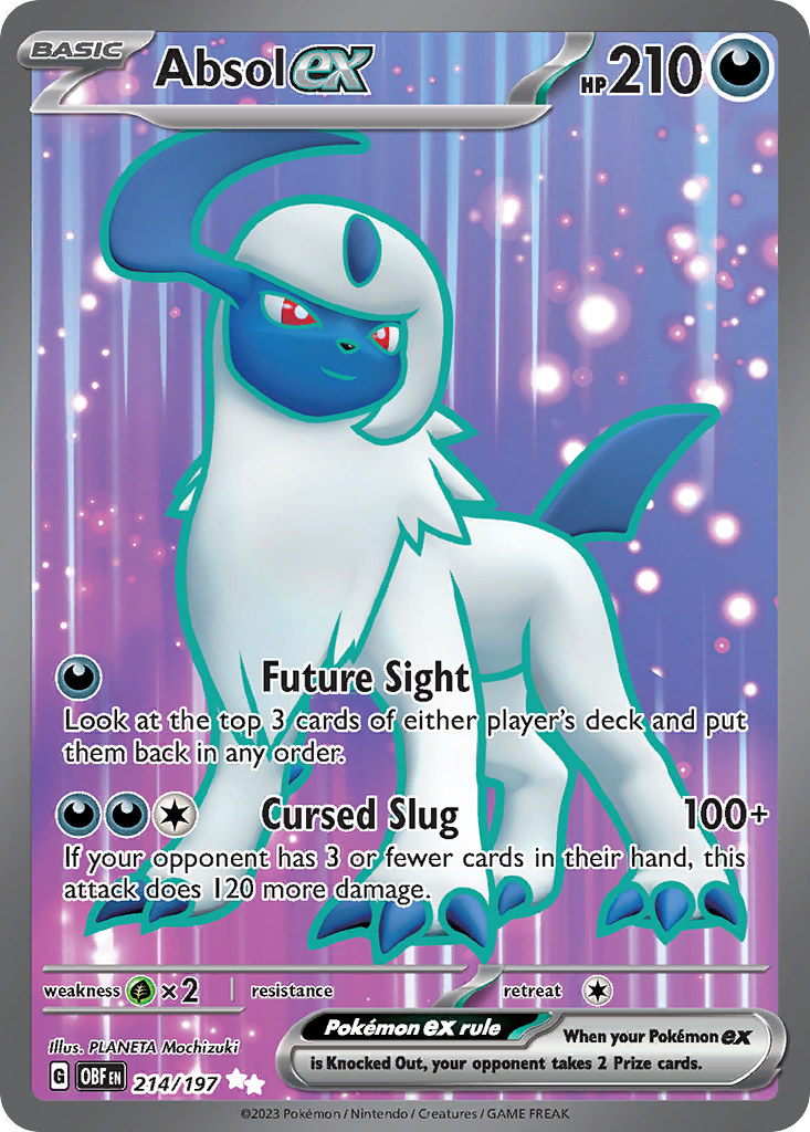 Absol ex – Obsidian Flames 214/197 Pokémon card